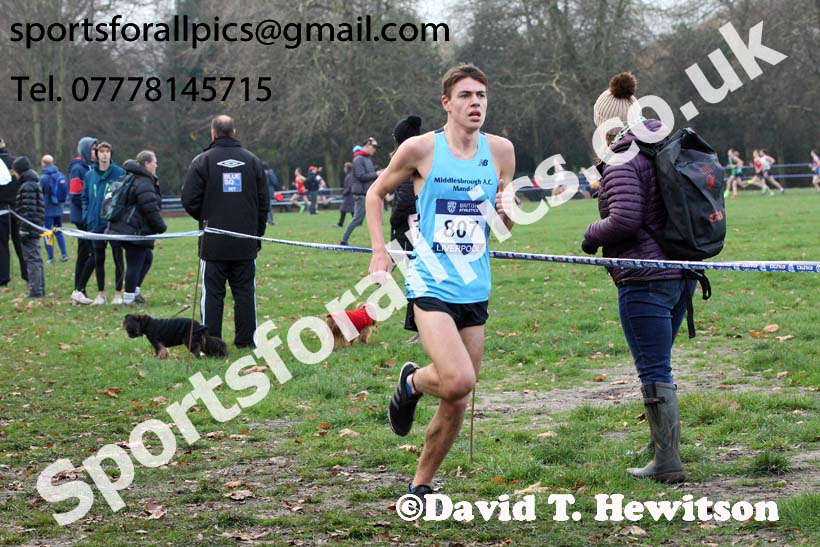 Mens junior British Athletics Liverpool Cross Challenge, Sefton Park, Liverpool. Photo:  David T. Hewitson/Sports for All Pics